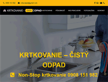 Tablet Screenshot of cistyodpad.sk